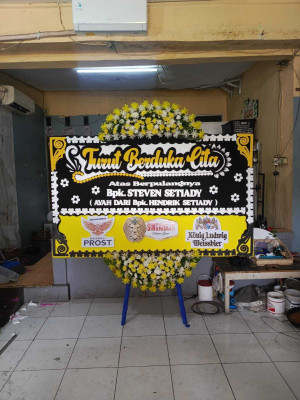 Papan Bunga Outdoor Wedding Depok