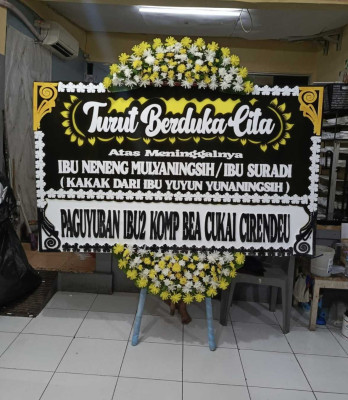 Papan Bunga Outdoor Wedding Depok